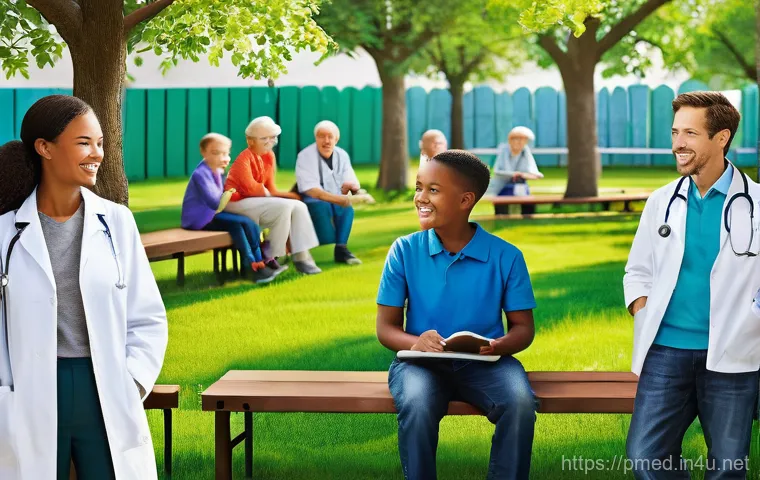 예방의학 업무에서의 커뮤니케이션 - **Prompt 2: Digital Health Tools Enhancing Accessibility and Connection**
    "A diverse group of pe...