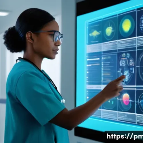 Home 24 예방의학 학위 과정 정보 - **Prompt 1: AI and Data-Driven Preventive Health**
A futuristic image depicting a diverse group ...